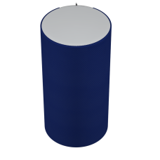 Декоративный чехол для бойлера WILLER EV50DR Optima (Диагональ синяя / 1055х560мм / 68-3)